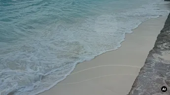 Praia calma de Zanzibar usada como imagem editorial de Kendwa ou Matemwe
