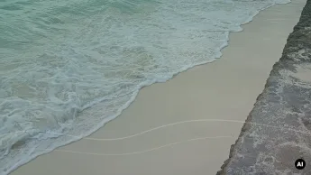 Costa tranquila de Zanzibar usada como imagem editorial de zonas calmas