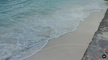 Praia do norte de Zanzibar usada como imagem editorial para hotéis